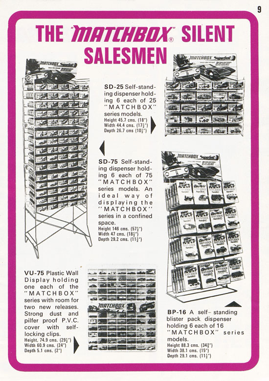 Seite 9 Matchbox Pricelist January 1972