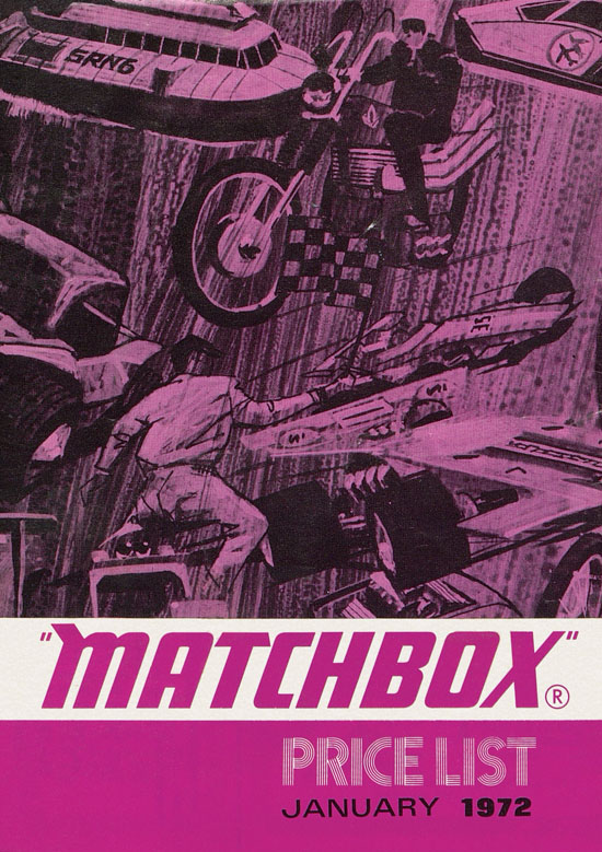 Matchbox Pricelist January 1972