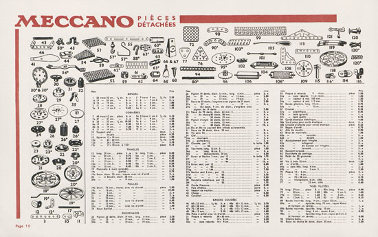 Meccano Les Meilleurs Jouets 1935-1936