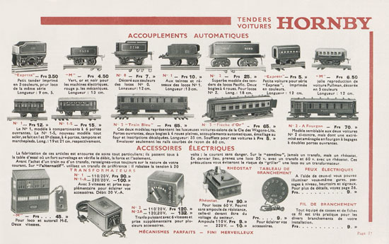 Meccano Les Meilleurs Jouets 1935-1936