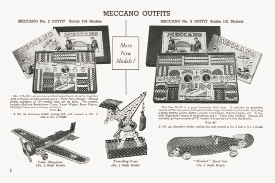 Meccano Katalog 1939-1940