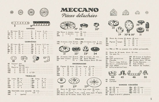 Meccano Katalog 1954