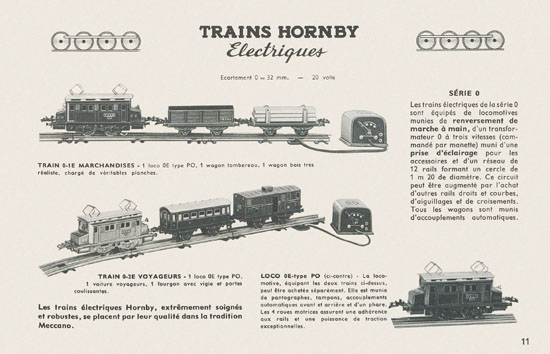 Meccano Katalog 1954