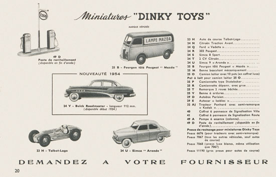 Seite 22 Meccano Katalog 1954