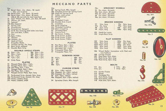 Meccano Katalog 1956