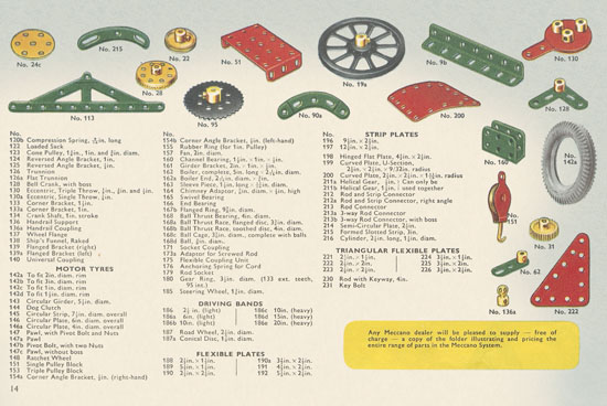 Meccano Katalog 1956