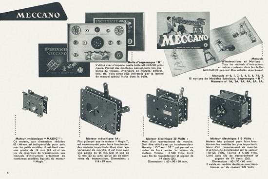 Meccano Katalog 1958