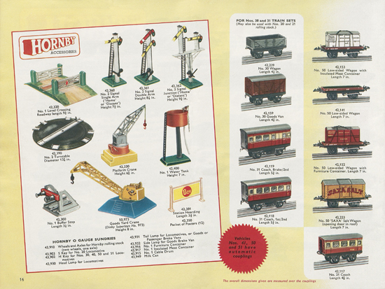 Seite 16 Meccano Katalog 1958