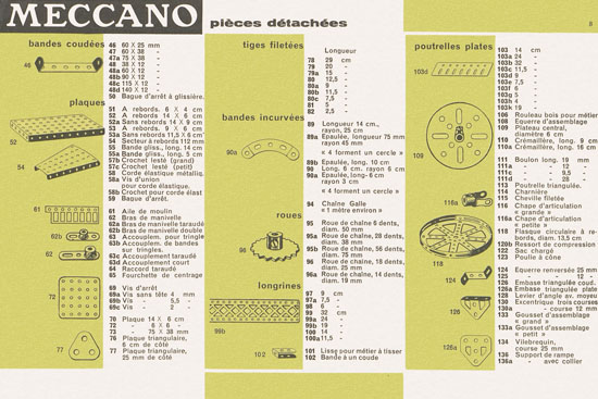 Meccano Katalog 1959 français