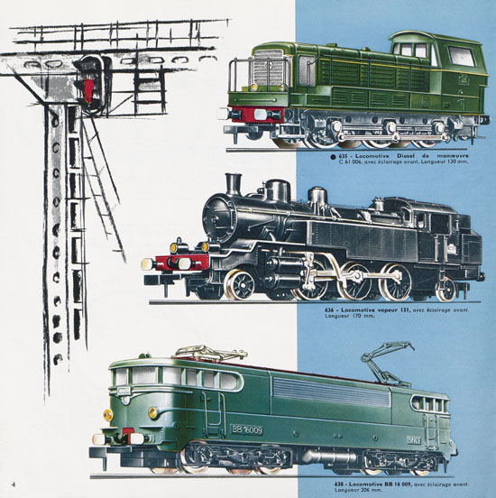 Seite 4 Meccano Katalog 1962-1963