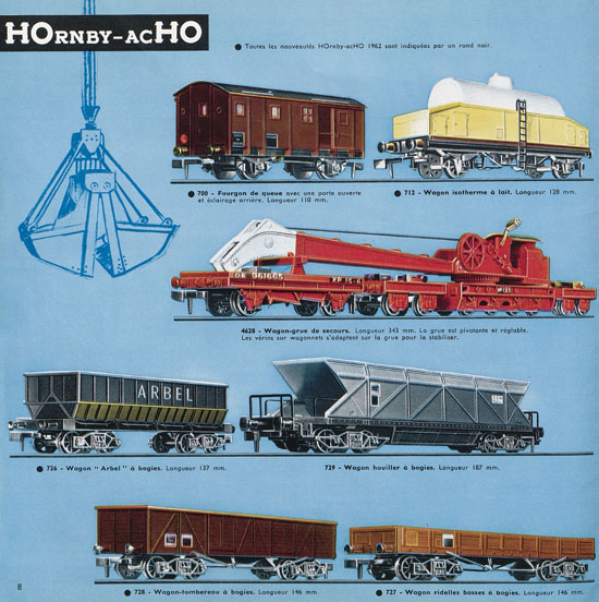 Seite 8 Meccano Katalog 1962-1963
