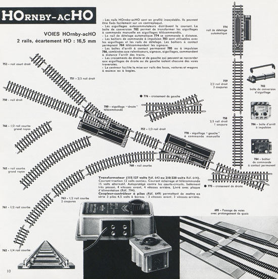 Seite 10 Meccano Katalog 1962-1963