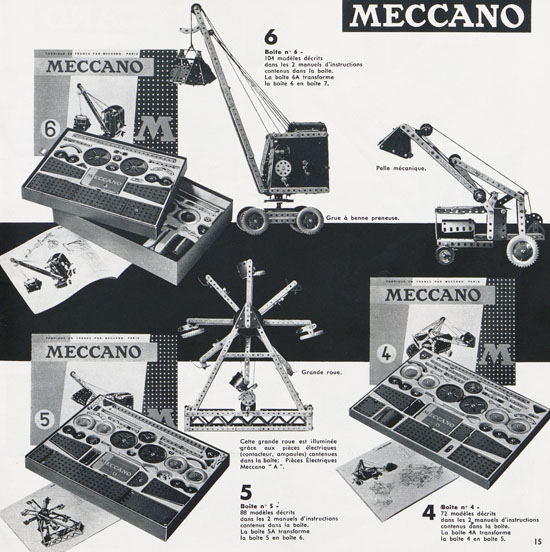 Seite 15 Meccano Katalog 1962-1963