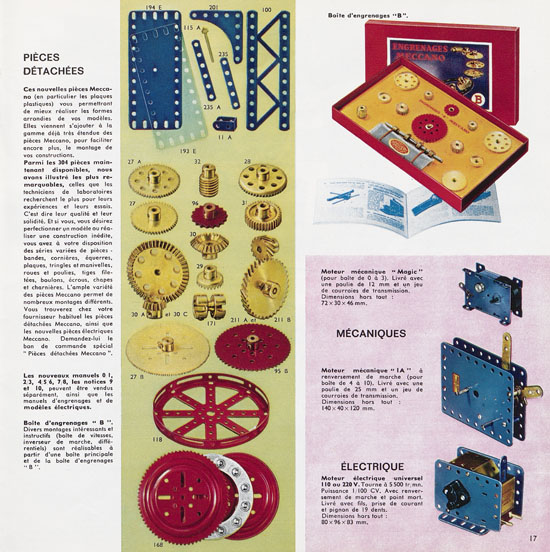 Seite 17 Meccano Katalog 1962-1963