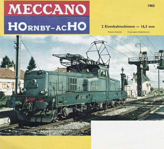 Seite 1 Meccano-Hornby Katalog 1963