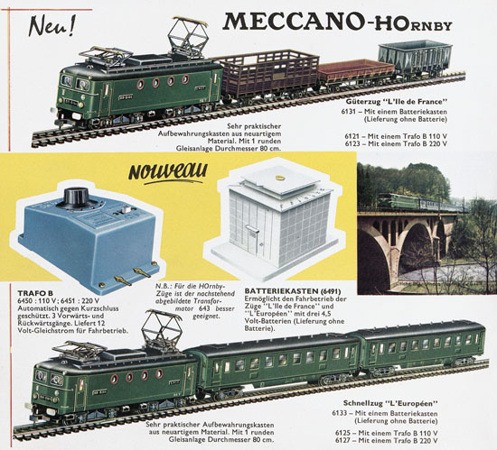 Seite 2 Meccano-Hornby Katalog 1963