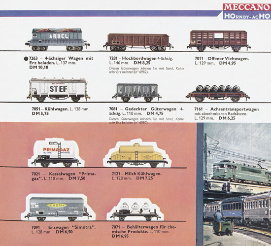 Seite 7 Meccano-Hornby Katalog 1963