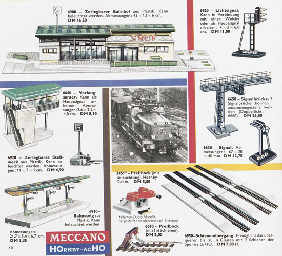 Seite 10 Meccano-Hornby Katalog 1963