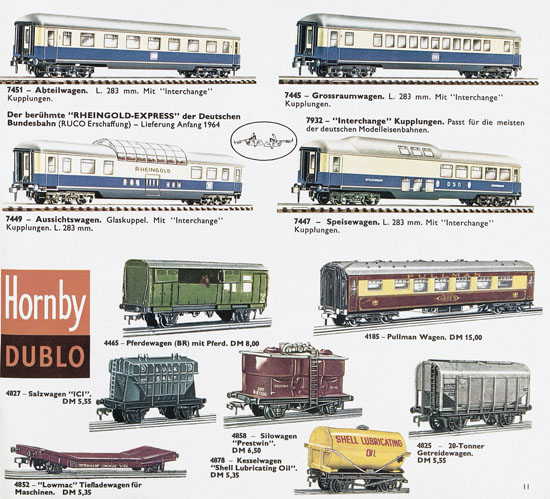 Seite 11 Meccano-Hornby Katalog 1963
