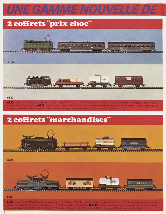 Seite 2 Meccano Hornby-AcH0 Katalog 1969