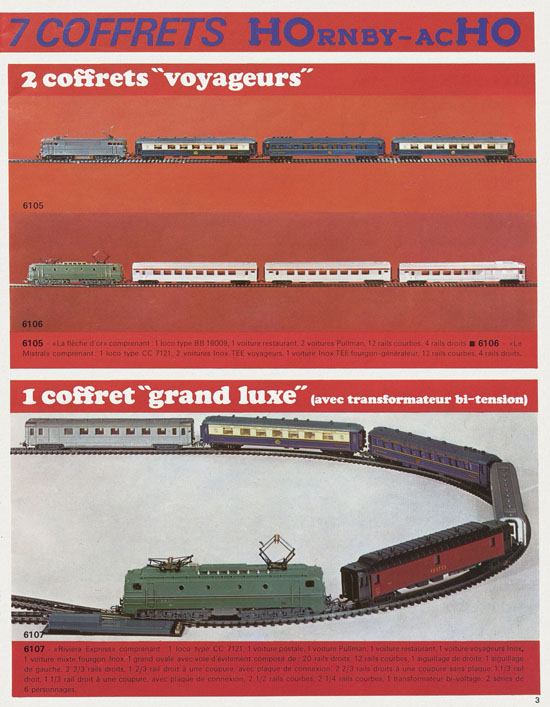 Seite 3 Meccano Hornby-AcH0 Katalog 1969