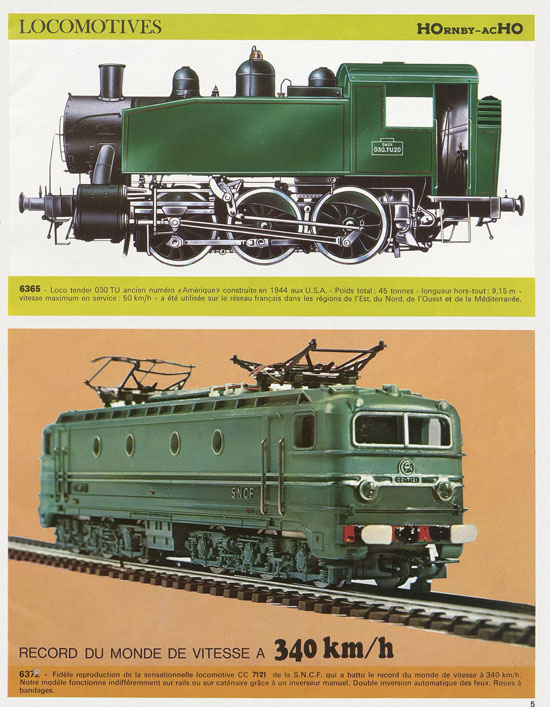 Seite 5 Meccano Hornby-AcH0 Katalog 1969