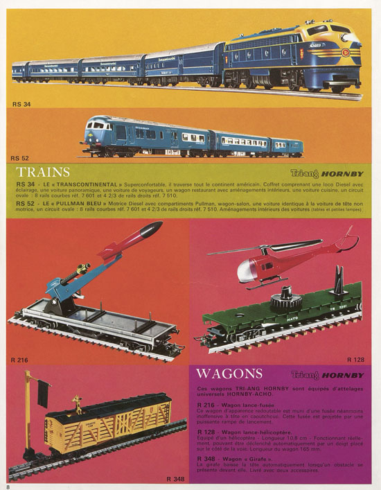 Seite 8 Meccano Hornby-AcH0 Katalog 1969