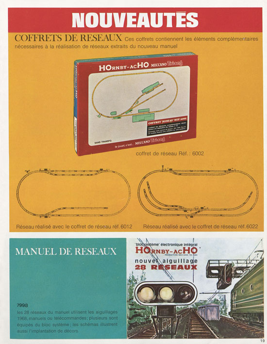 Seite 19 Meccano Hornby-AcH0 Katalog 1969