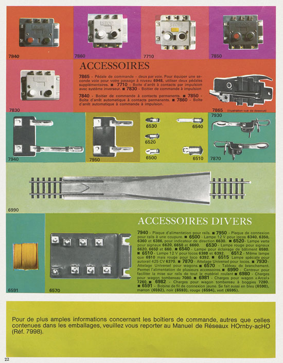 Seite 22 Meccano Hornby-AcH0 Katalog 1969