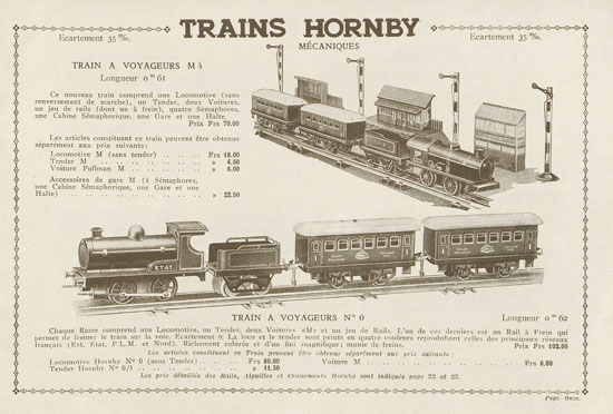 Meccano Trains Hornby 1931-1932