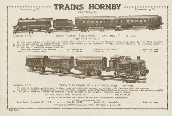 Meccano Trains Hornby 1931-1932