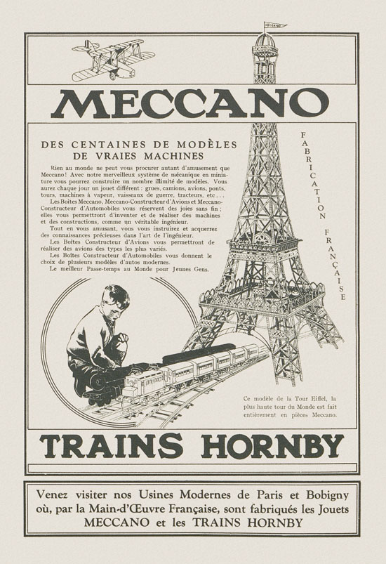 Meccano et Trains Hornby Katalog 1933