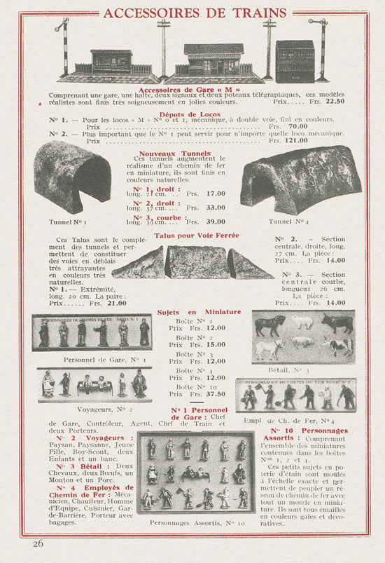 Meccano et Trains Hornby Katalog 1933