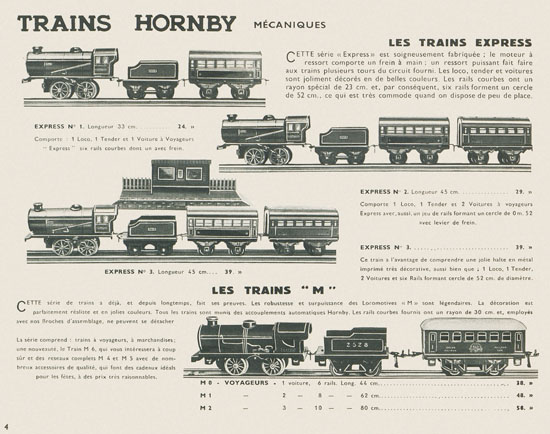 Meccano Mecanique en miniature 1935-1936