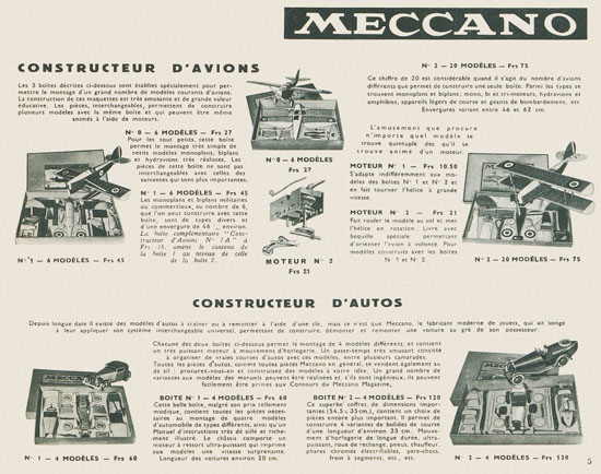 Seite 21 Meccano Mecanique en miniature 1935-1936