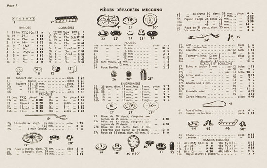 Meccano Le Livre des Meilleurs Jouets Katalog 1938-1939