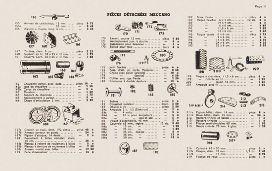 Meccano Le Livre des Meilleurs Jouets Katalog 1938-1939