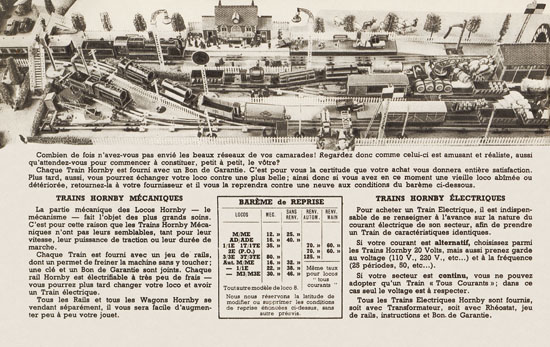 Meccano Le Livre des Meilleurs Jouets Katalog 1938-1939