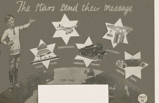 Meccano The Stars send their Message Katalog 1939-1940