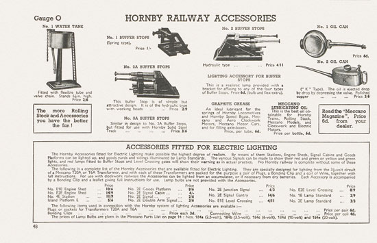 Meccano The Stars send their Message Katalog 1939-1940