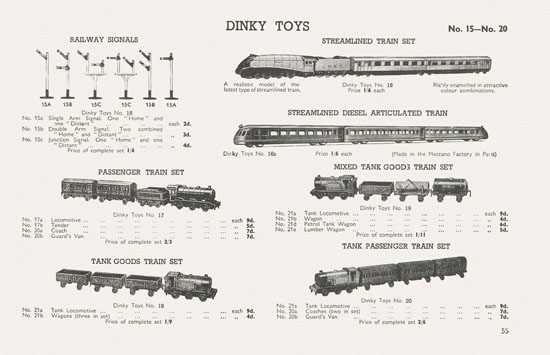 Meccano The Stars send their Message Katalog 1939-1940