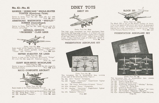 Meccano The Stars send their Message Katalog 1939-1940