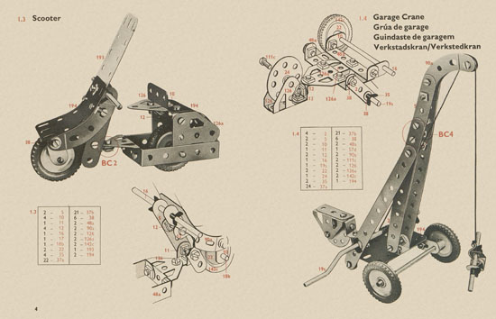 Meccano Book of models 1-67 1967