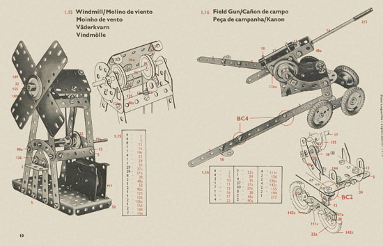 Meccano Book of models 1-67 1967