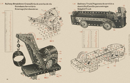 Meccano Book of models 1-67 1967