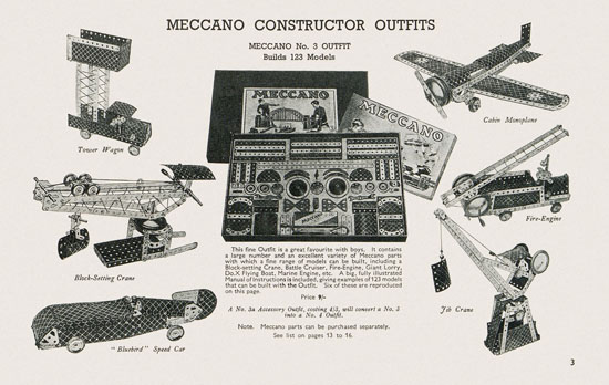 Meccano Toys of Quality catalog 1938-1939