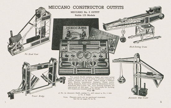 Meccano Toys of Quality catalog 1938-1939