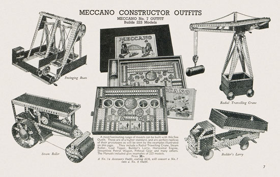 Meccano Toys of Quality catalog 1938-1939