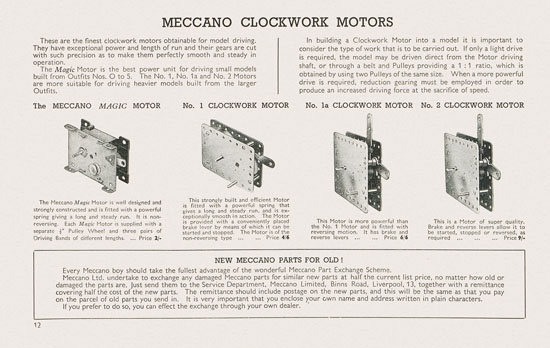 Seite 14 Meccano Toys of Quality catalog 1938-1939
