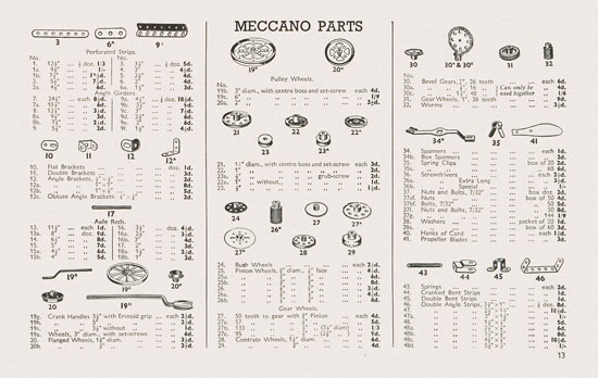 Seite 15 Meccano Toys of Quality catalog 1938-1939